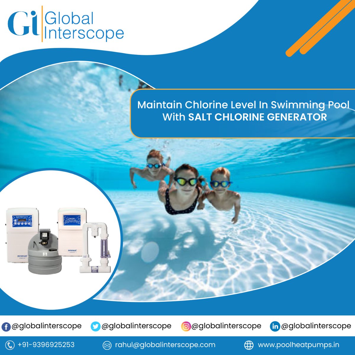 GInterscope's tweet image. Salt chlorine generator produce chlorine gas from water salts. This chlorine used a sanitizing agent which save lot of money to be used in Sanitation.

For more details visit: poolheatpumps.in

#poolheatpumps #poolheatpumpsinhyderabad #poolheatingsolutions #poolheating