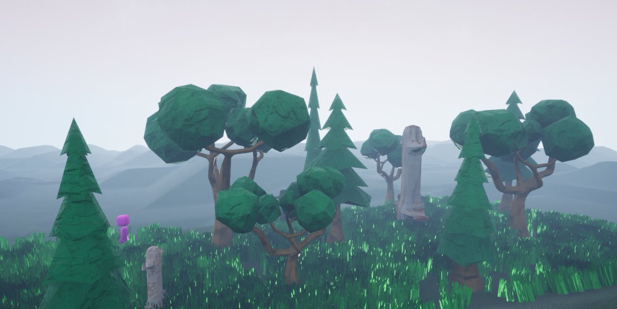 Its quit calming spending a day making trees.

#gamedevs  #indiegamedeveloper #solodev #indiedev #indiegames #gamedev #unrealengine #IndieGameDev #madewithunreal