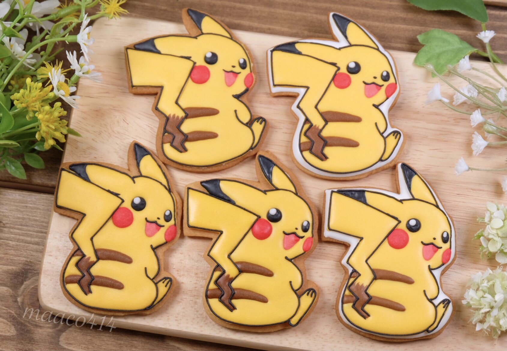 まんなたぬき ピカチュウクッキー T Co Wcibfcx54n Twitter