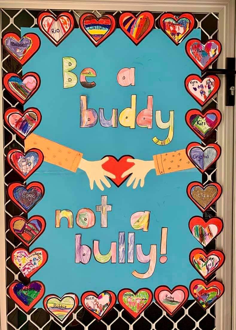 NSWEducation's tweet photo. Together we're saying 'no way' to bullying! Check out how our schools took action together for the National Day of Action against Bullying and Violence. #LoveWhereYouLearn https://t.co/oDJNOx9IxT