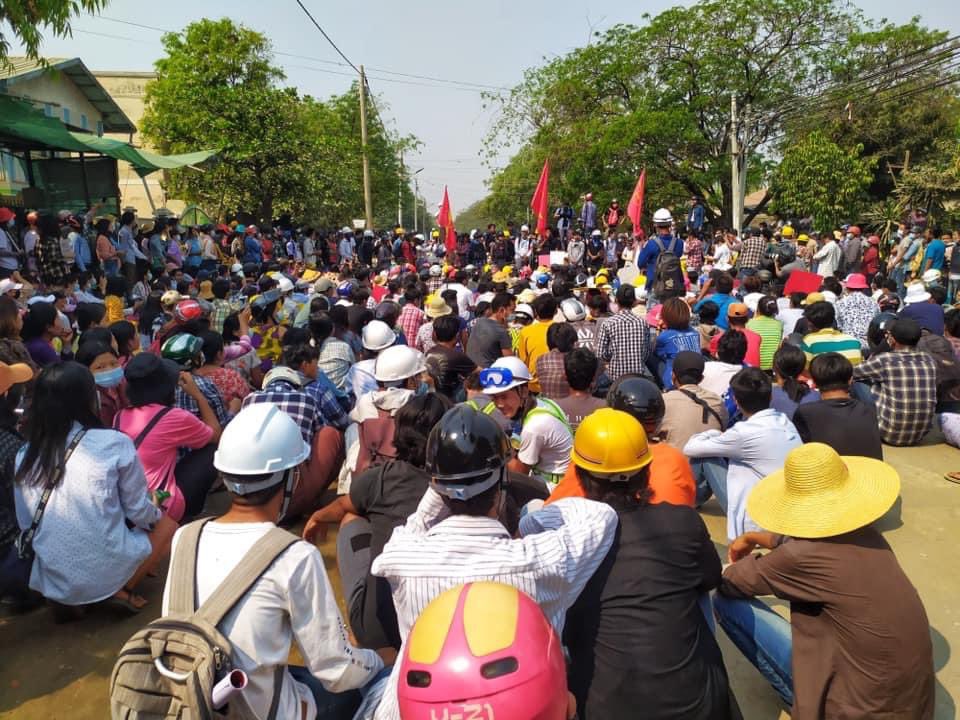 Massive General Strike in Monywa, Sagaing
Strikes against Military dictatorship are still happening nationwide.

#WhatsHappeningInMyanmar
#Mar19Coup
