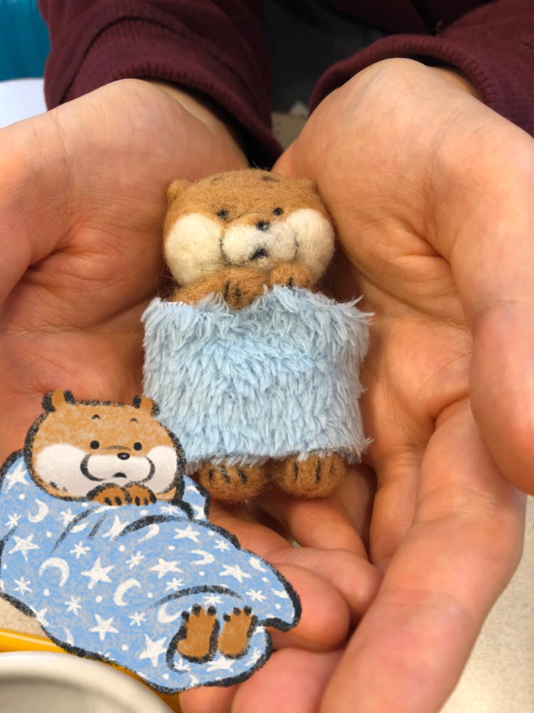 可愛い嘘のぬんたん 可愛い嘘のカワウソ羊毛フェルト おねんねぬんたん 可愛い嘘のカワウソ 羊毛フェルト T Co D0c5gzmql1 Twitter