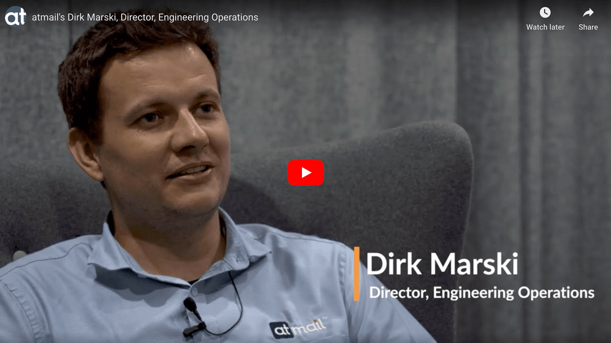 [Video] 3 Minutes with Dirk Marski, atmail’s Director of Engineering Operations #telco #cloudcomputing atmail.com/blog/dirk-mars…