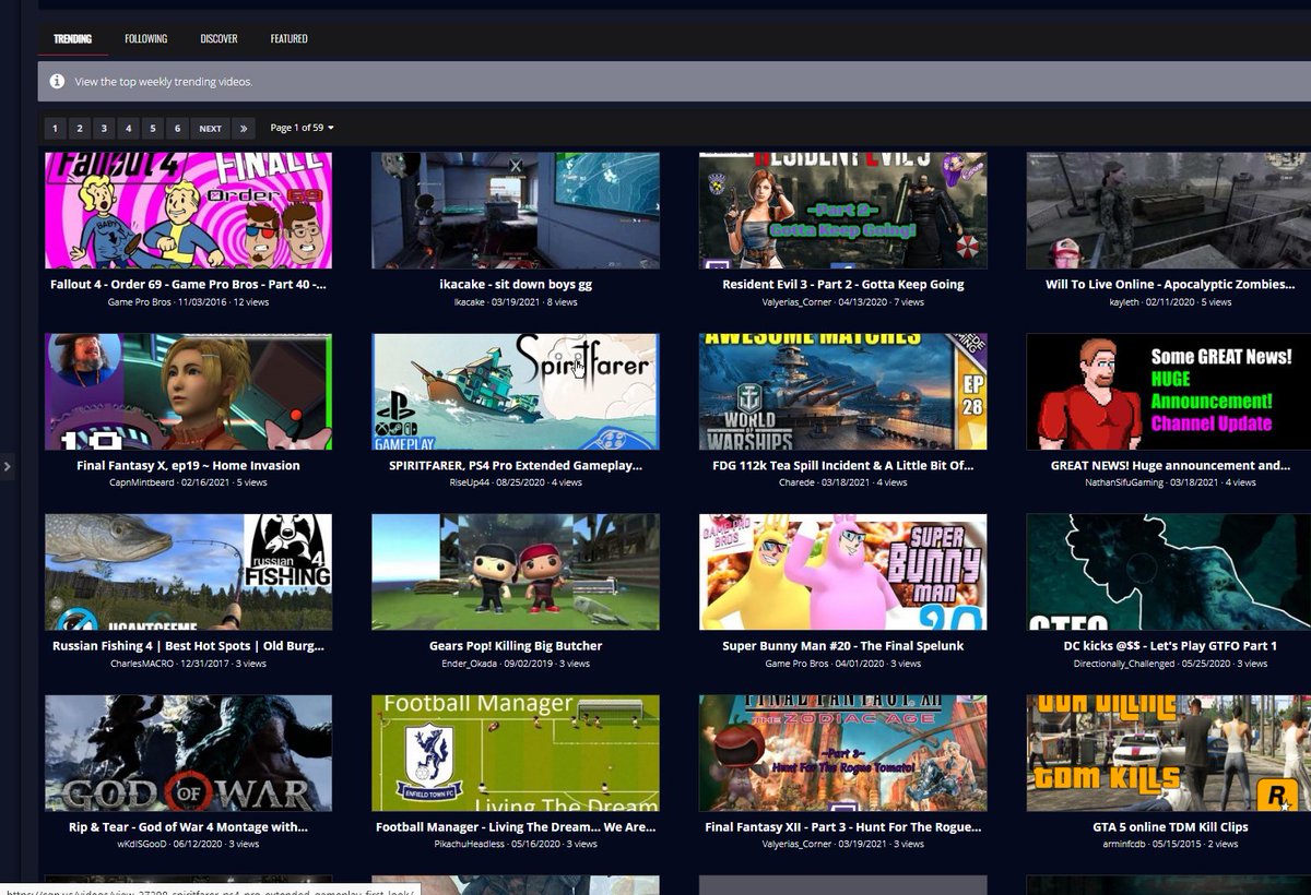 cgncookie's tweet photo. Check out the trending Videos that are on  https://t.co/eZuwlZI6iL they are Getting most  views RIGHT NOW!!!  
https://t.co/hRNTVPigQs
@cgnvideos  #CGN https://t.co/MbFZVbBIfi