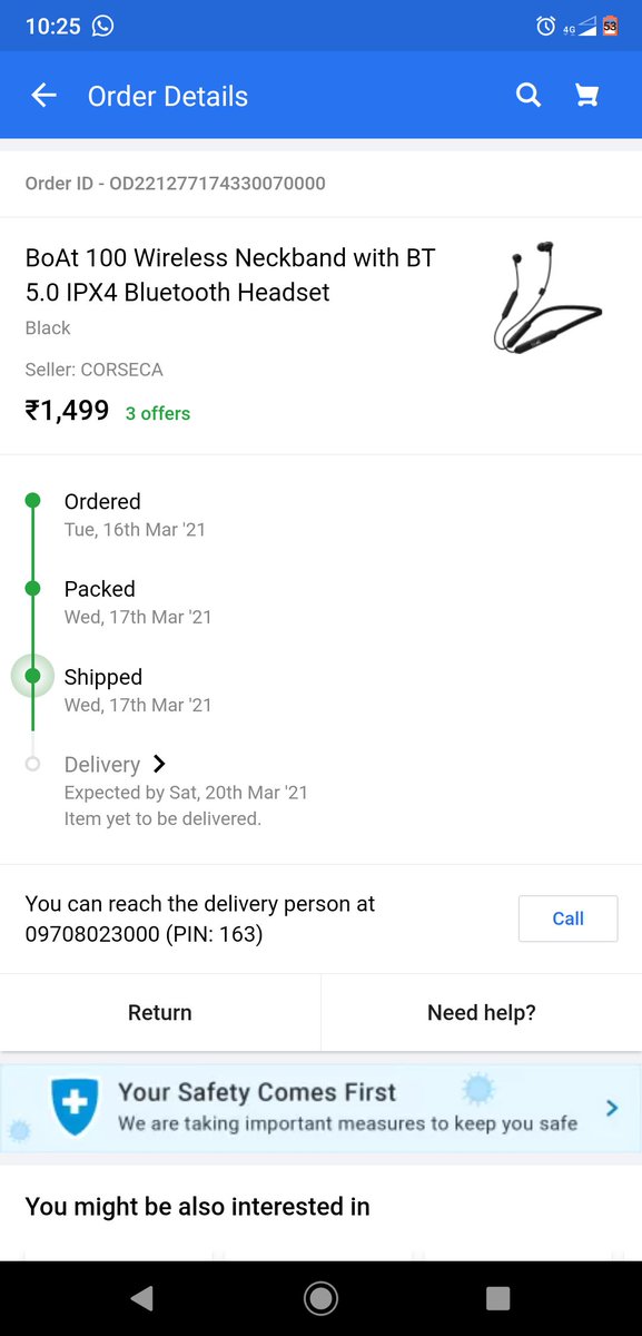 AtharShahrukh07's tweet image. #flipkart I want to cancel this order before delivery but there is no cancellation option. How can I cancel this order?