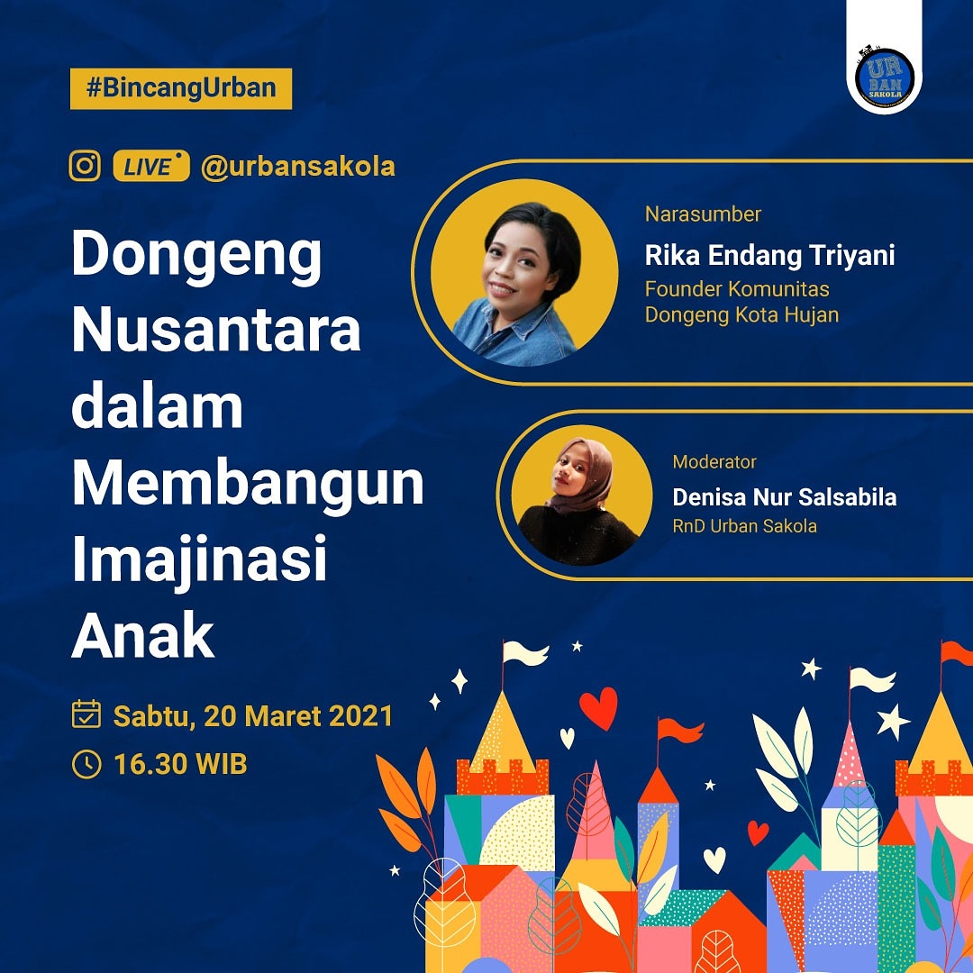 Halo, Sobat Urban! Ada yang baru nih dari Urban Sakola, yaitu program Bincang Urban. 

Bincang Urban akan mengajak Sobat Urban belajar lebih banyak mengenai pendidikan dan Budaya bersama komunitas lainnya.

LIVE IG <a href="/urbansakola/">Urang Bantu Sakola</a>
Sabtu, 20 Maret 2021
16.30 - 17.30 WIB

#UrbanSakola