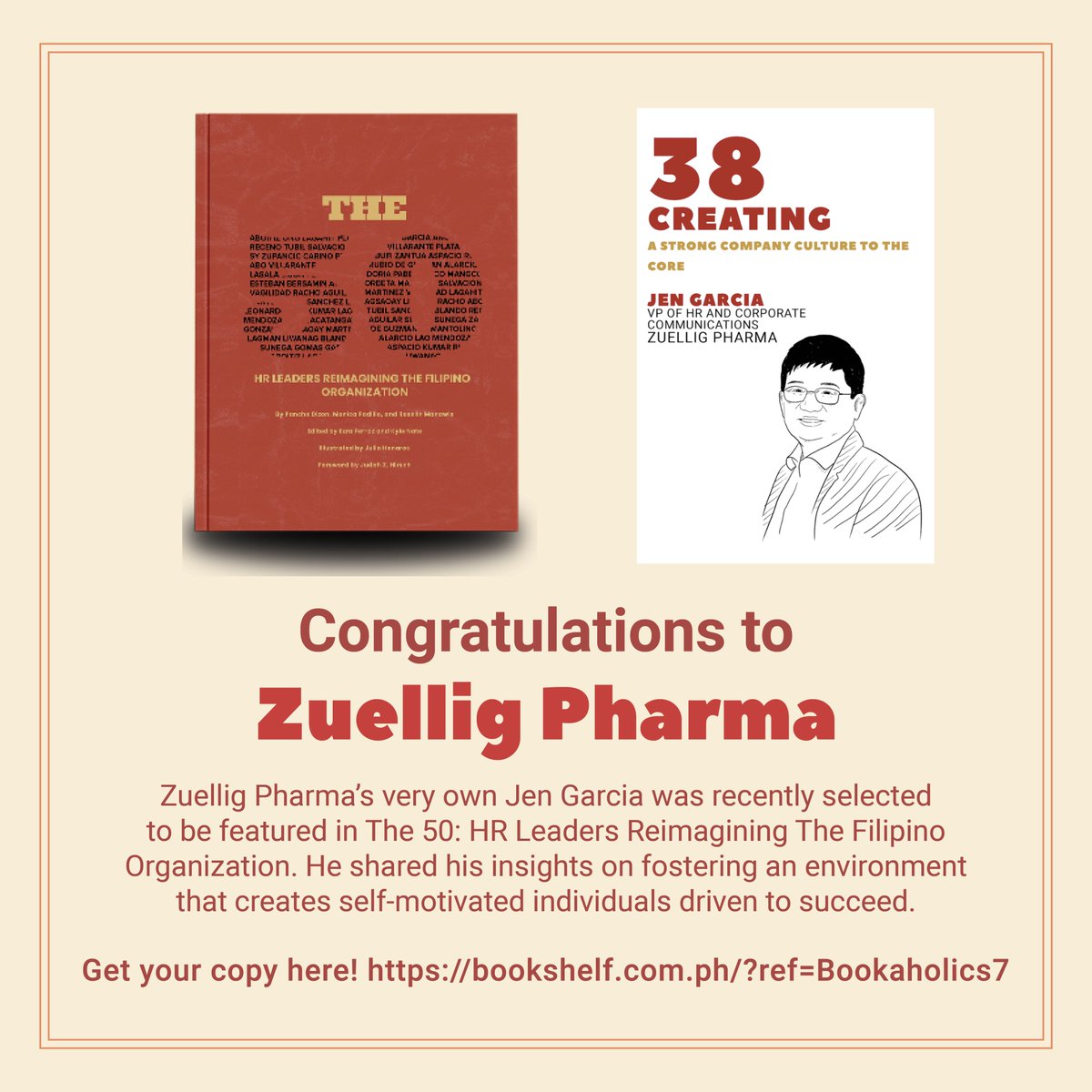 bookshelfph_'s tweet photo. Raoul Arnel Garcia @arnelgarcia, Vice President of HR and Corporate Communications at Zuellig Pharma, explains why companies should create a strong culture to the core in his part on The 50: HR Leaders Reimagining the Filipino Organization. Get a copy now: https://t.co/qXB8SgNbLd https://t.co/7zu9HMPkhd