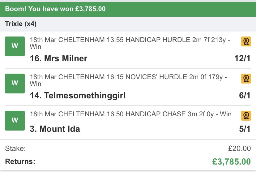 Cicestrian's tweet photo. @kevinblake2011 @itvracing Quality tipping there Mr Blake, I doff my cap to you!! https://t.co/4Gk6qfdxoX