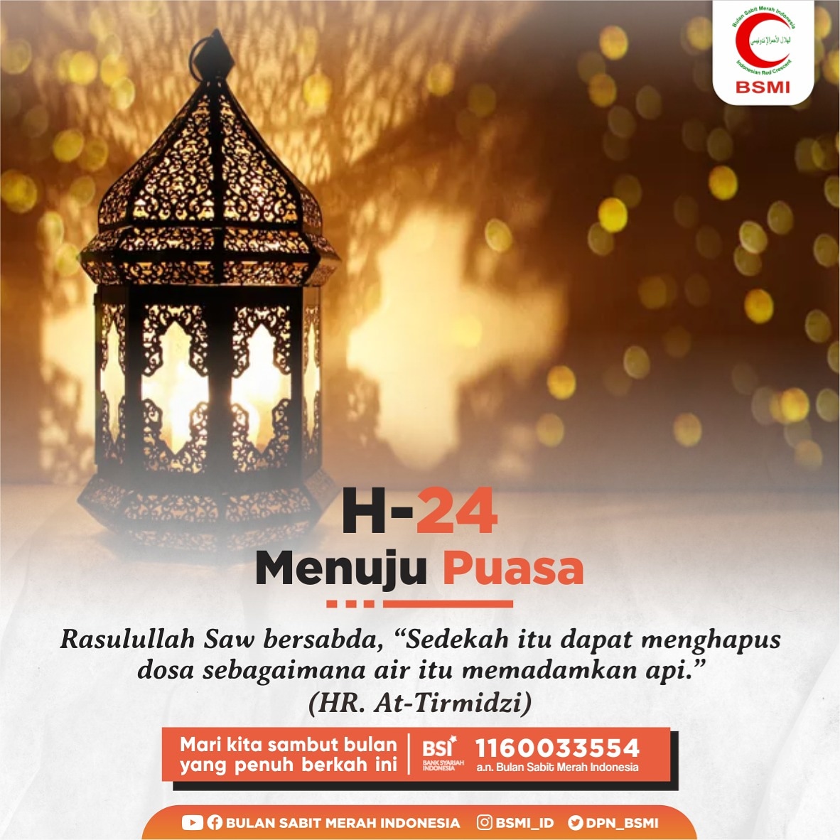 DPN_BSMI's tweet photo. "Hari Jumat, adalah hari terbaik untuk berbuat baik. Namun, jangan pernah menunggu hari baik untuk bisa berbuat baik. Selamat hari Jumat."
#bsmi #bsmicareforlife #Careforlife https://t.co/zFyWw2hw9W