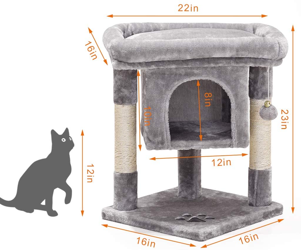 mqonlinestore's tweet photo. 🐱MQ Cat Tree, Cat Tower 23" with Scratching Post Plush Perch Spacious Condo 

💓ALL-IN-ONE 
💓HEALTHY &amp; EASY TO ASSEMBLE
💓STURDY &amp; ANTI-FALL
💓SOFT &amp; COMFORT

🛒Shopping:https://t.co/FGPXmm6wgh

#MQ #cattower #cathouse #catlove #catcondos #cathammock #EasterDay #Easter #OnSale https://t.co/UQfbzLKNZg