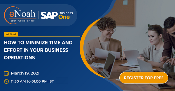 enoahisolution's tweet photo. eNoah's exclusive webinar for Manufacturing Companies is LIVE now.

Watch this on-demand #webinar to learn "How to Minimize Time and Effort in your Business Operations using #SAPBusinessOne"

Link: https://t.co/7sUYdGzEQE

#SAPBusinessOne #eNoah #Webinar #SAP #ERPSoftware #SMEs https://t.co/i57YKupKU4