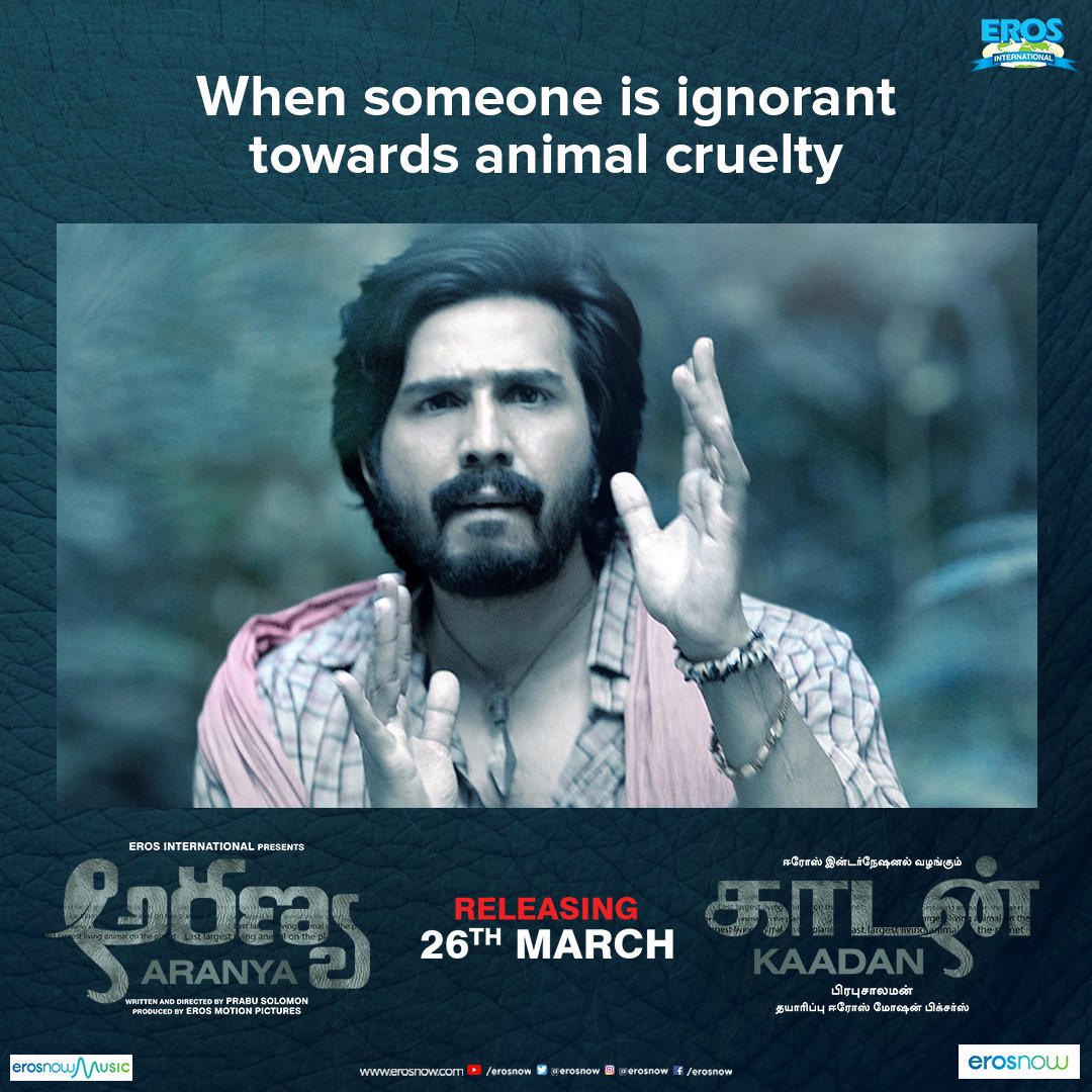 This should be everyone's reaction when anybody talks about hurting our elephants!
Watch 2021's first trilingual film Aranya, Kaadan, and Haathi Mere Saathi releasing on 26th March 2021!
#SaveTheElephants #Aranya #Kaadan #HaathiMereSaathi #InTheatresOn26thMarch