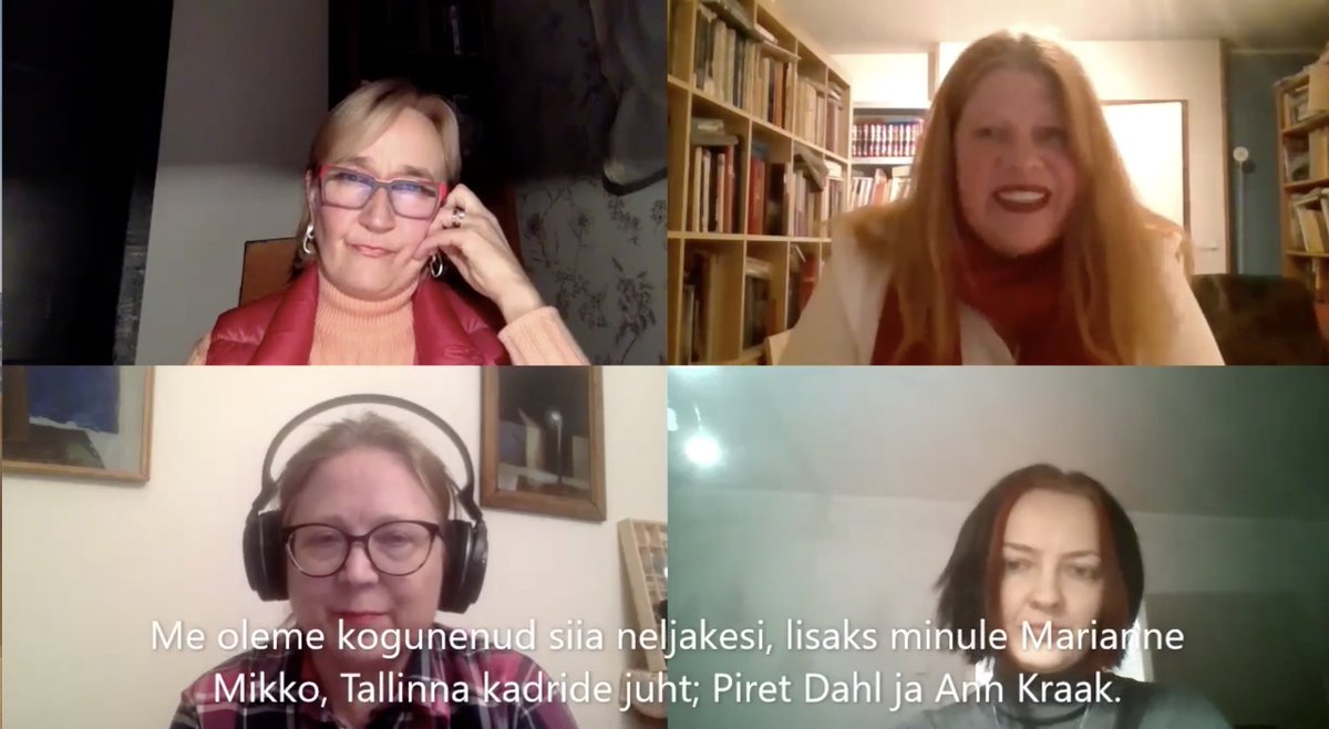 23. märtsil on võrdse palga päev. Tallinna kadrid <a href="/paulus_karin/">Karin Paulus</a>, <a href="/mariannemikko/">Marianne Mikko</a>, <a href="/PiretD/">Piret Dahl</a> ja Ann Kraak vestlesid sel puhul veebisaates "#Naiskond" sellest tähtpäevast ja soolisest palgalõhest: facebook.com/Tallinnakadrid…

#sotsiaaldemokraadid #võrdsepalgapäev #palgalõhe #NaiskoguKadri