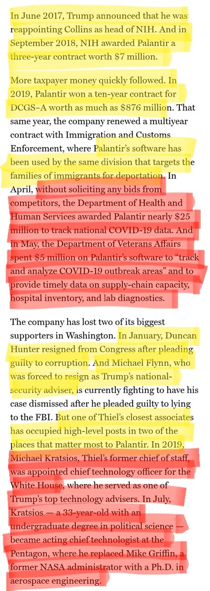 VERY VERY SERIOUSLY INTERESTED IN THIS!  #PeterThiel  #DuncanHunter (pardoned)  #MichaelFlynn  #MichaelKratsios  #Palantir  #COVID19  #AndrewGranato WTF