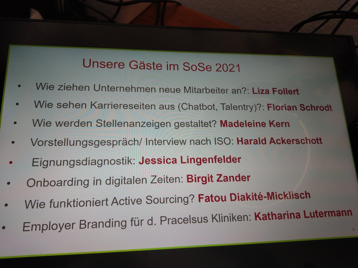 AnjaLuethy's tweet photo. Gestern war  Personalvorlesung #1 im SoSe 2021 an der @TH_Brandenburg. Wahnsinn: Acht (8 !!) Gäste in einem Semester hatte ich noch nie. #Zoom macht's möglich! Danke 🙏
@FollertLiza 
@Schrodi82 
@madekern 
@Ha_Ackerschott 
@jaylingen 
@birgit_zander 
@FatouDiakite7 
@k_lutermann https://t.co/ZWQGazAX2Q