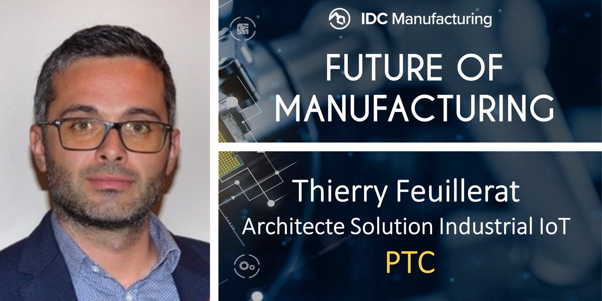 Vers une #Industrie40 Human Centric : de l’importance du travailleur au sein de l’Usine. Ne manquez pas cette session <a href="/PTC/">PTC</a> présentée par Thierry FEUILLERAT lors de la matinée <a href="/IDC/">IDC</a> Future of #Manufacturing #IDCManuf #IoT #DigitalTransformation ptc.co/44qb50E2BOs