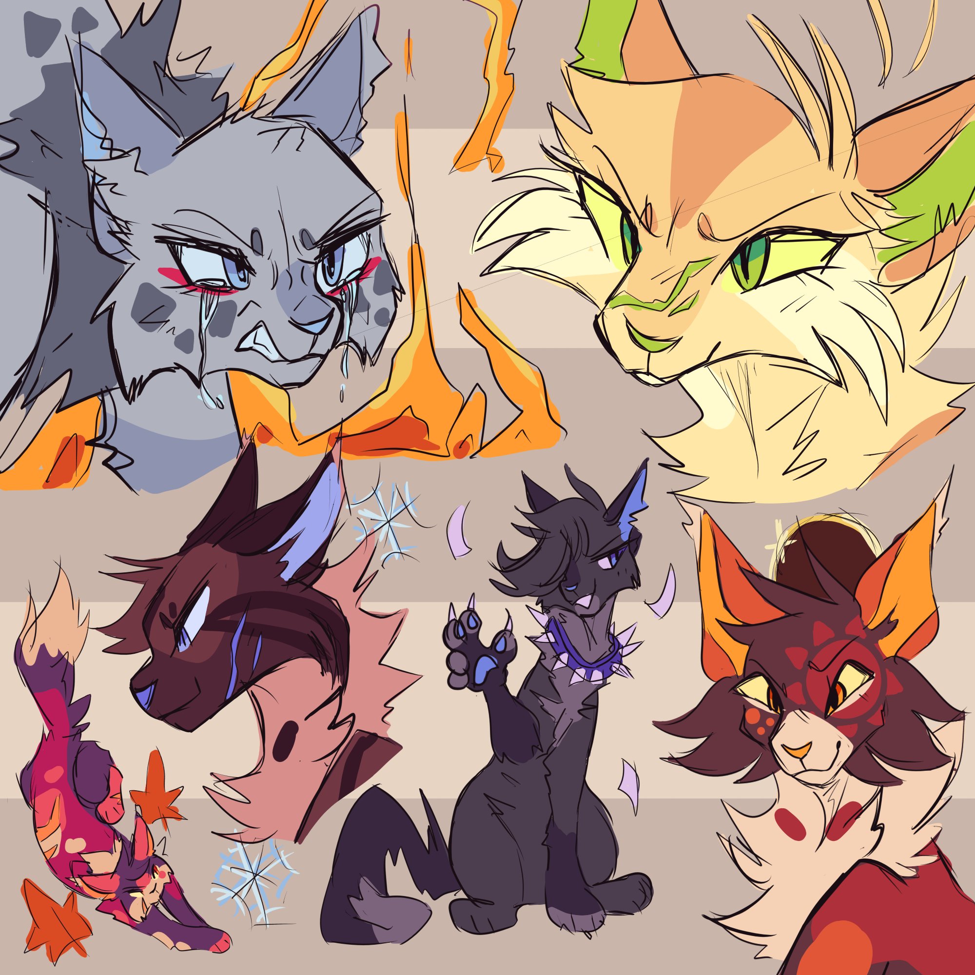 Уголёк Cats Warriors