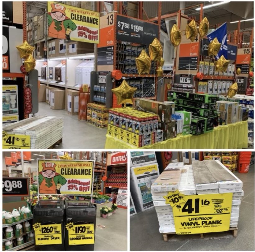 RichDFCap's tweet photo. Take an extra 15% off clearance this weekend. #hdptownfam @maria_6645 @6645_jose @Tomas_NOASM6645 @VelaSulema https://t.co/9ilJALOJde
