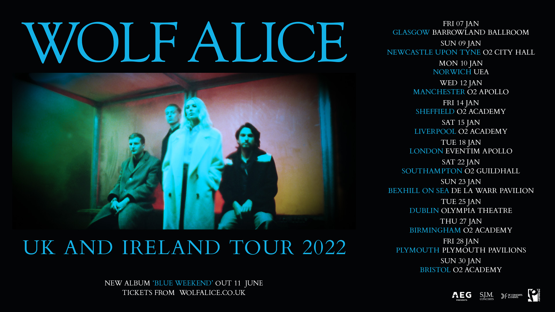 Wolf Alice Tour Poster News Report