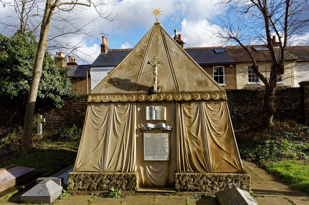 It is the bicentenary of the birth of Sir Richard Burton, soldier, explorer, orientalist, ethnographer, writer, linguist, poet, spy, fencer, Freemason, diplomat, and sex maniac. He is buried in a tomb shaped like a Bedouin tent in Mortlake.