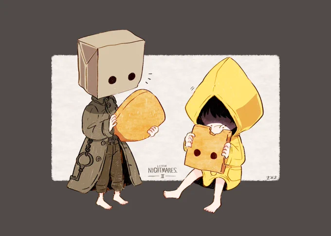 🥞🧸🍪🌃

#リトルナイトメア2 
#LittleNightmares2 