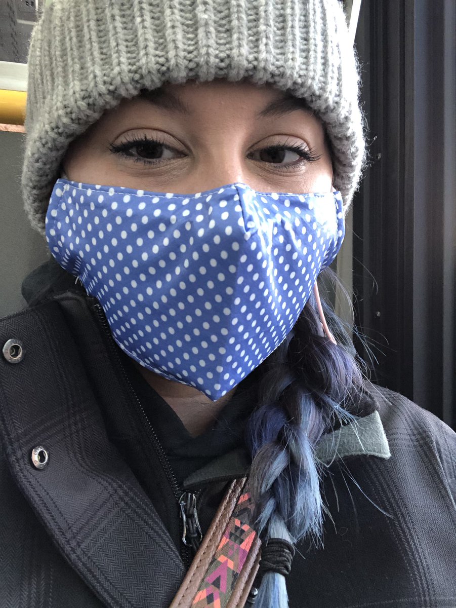 Good morning! 💙😷🚍