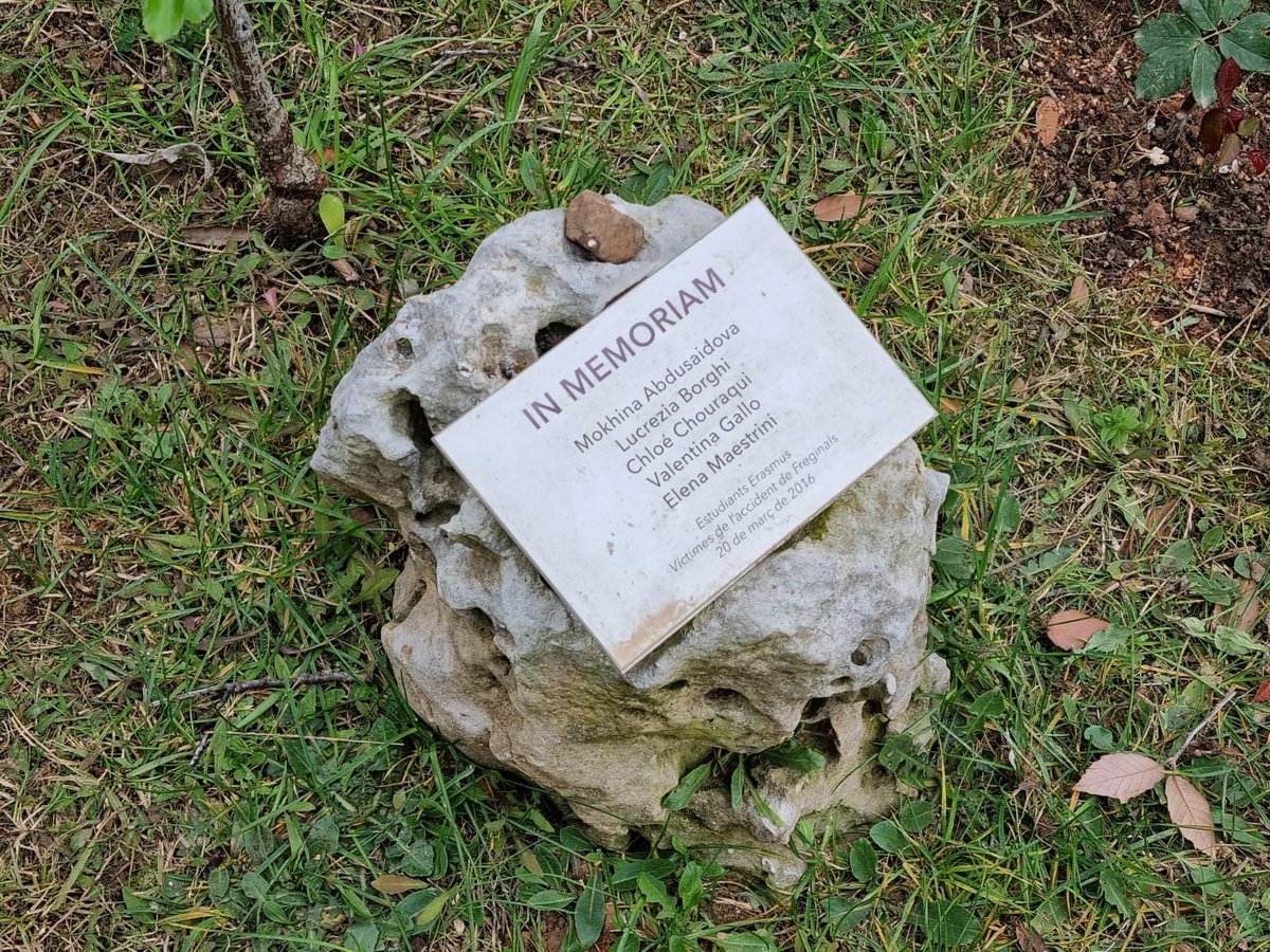 🌹 Demà, 20 de març, es commemora el 5è aniversari de l'accident d'autocar de Freginals. En aquell tràgic succés, hi van perdre la vida 13 estudiants d'Erasmus de la <a href="/UniBarcelona/">Universitat de Barcelona</a>, cinc d’ells membres de la nostra Facultat. Un any més, el seu record roman entre nosaltres.