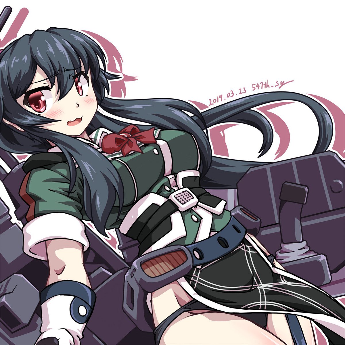 筑摩(艦これ) ,矢矧(艦これ) 「今回も以前描いた矢矧さんと筑摩さんでお茶を濁し...色付けた絵がほとんど無ひ..」|547th_syのイラスト