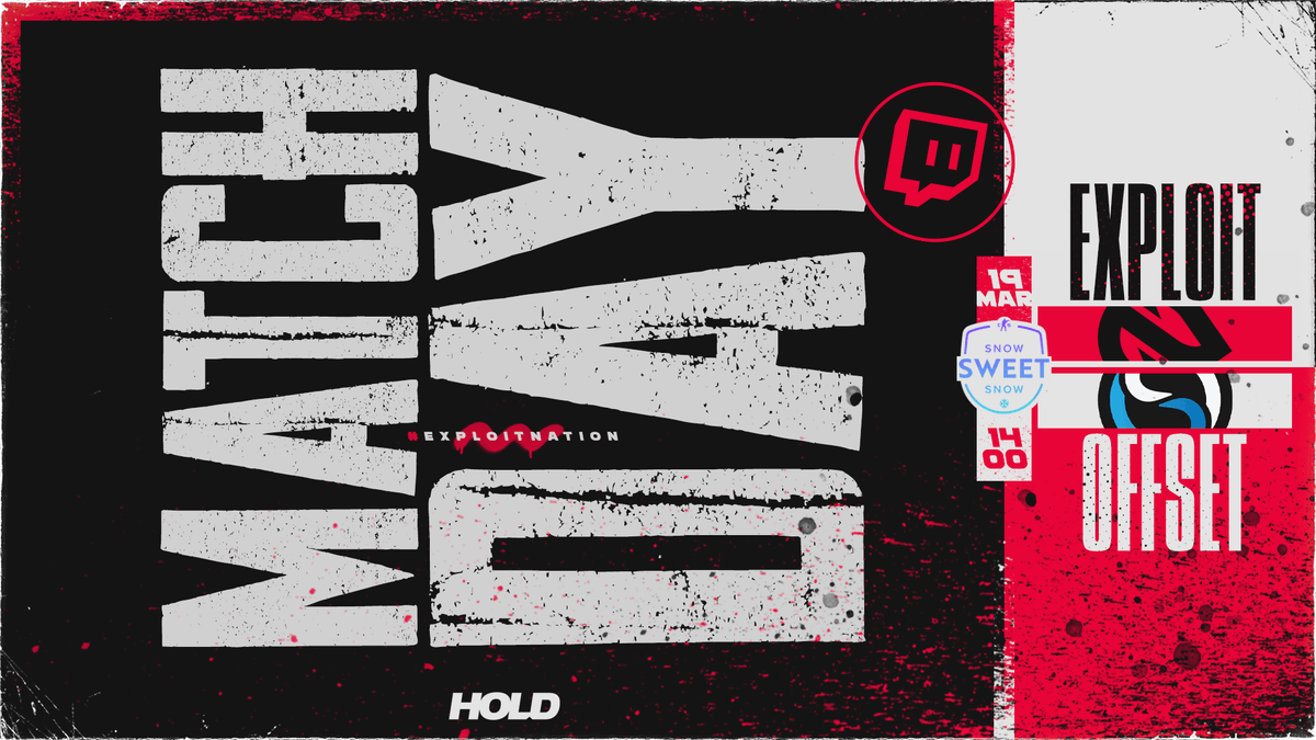 A passagem à próxima fase da Snow Sweet Snow #3 joga-se hoje!

🏆 Snow Sweet Snow #3
🆚 <a href="/Offset_Esports/">OFFSET Esports</a> 
⏰ 14H00
📺 twitch.tv/tebtv3

O vosso apoio é fundamental!

#eXploitNation #HoldThatWin