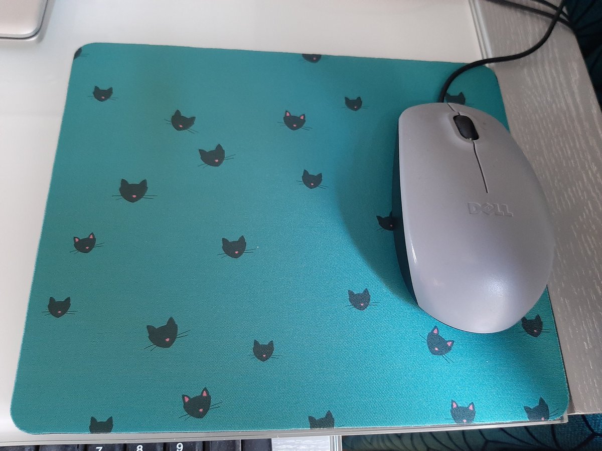 jo_hannan's tweet image. @WeLoveToCreate Loved the play on words with this mousemat. A colourful addition to my new desk.