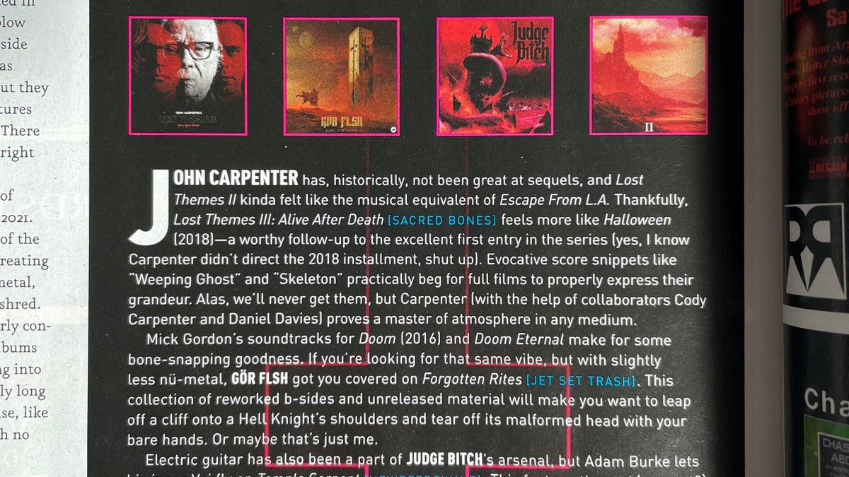 Jet Set Trash (@jstrecords) on Twitter photo Some nice words for <a href="/GORFLSH/">Raphael Gor Flsh</a>'s new album "Forgotten Rites" from <a href="/dbmagazine/">Decibel Magazine</a>. Thank you <a href="/JeffTreppel/">Jeff Treppel</a>...
Listen: gorflsh.bandcamp.com/album/forgotte…
#synthmetal #darksynth #Doom #doommetal #mickgordon #gorflsh #JSTrecords #neonknights Some nice words for <a href="/GORFLSH/">Raphael Gor Flsh</a>'s new album "Forgotten Rites" from <a href="/dbmagazine/">Decibel Magazine</a>. Thank you <a href="/JeffTreppel/">Jeff Treppel</a>...
Listen: gorflsh.bandcamp.com/album/forgotte…
#synthmetal #darksynth #Doom #doommetal #mickgordon #gorflsh #JSTrecords #neonknights