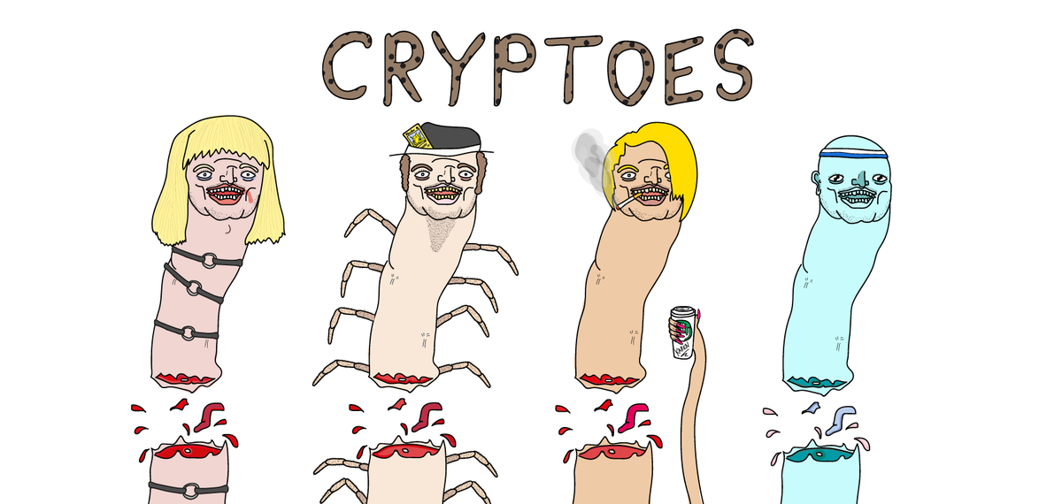 Yugly_art's tweet photo. CrypToe through the tulips with me!
I'm excited to present my frist run of NFT's coming out very soon.
#Yugly #CrypToes #Retchbook
#NFTs #NFT #nftart #NFTCommunity #NFTartist https://t.co/Yko3v90DEm