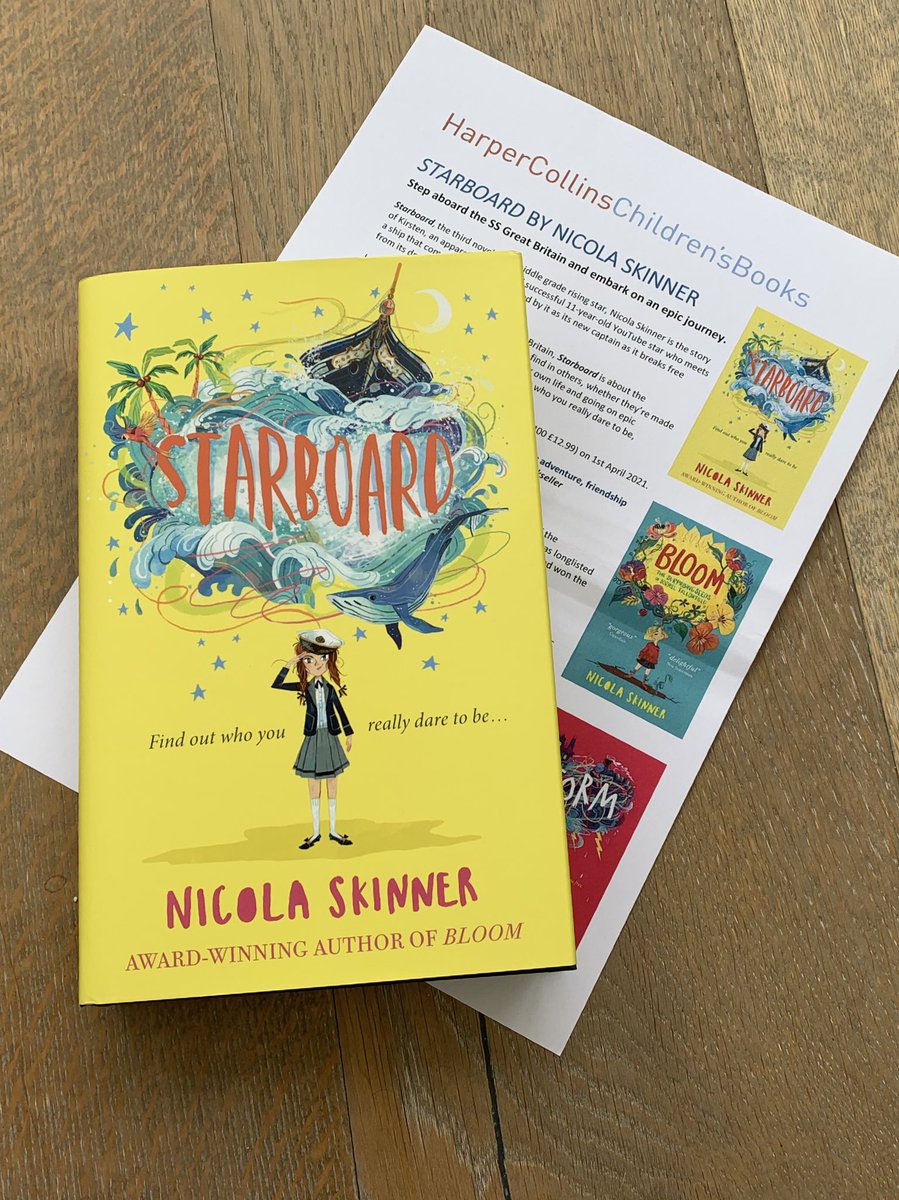 HGold_author's tweet image. Loooooook what has arrived! I love, love, love @skinnerwrites books to the point where I am probably scarily obsessed with her. 

Starboard is Nicola’s 3rd book, was Editor’s Choice in The Bookseller &amp;amp; is out APRIL! But lucky me ... I get to dive in first. 🌊🌊🌊