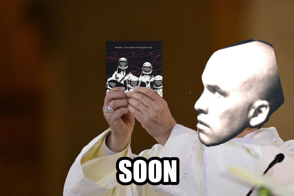 After years of legal wrangling, we are finally getting closer to our semi-“lost” album Future Of The Gravity Boy being back up on Spotify. Keep them fingers, legs and arms crossed my friends! #infadels