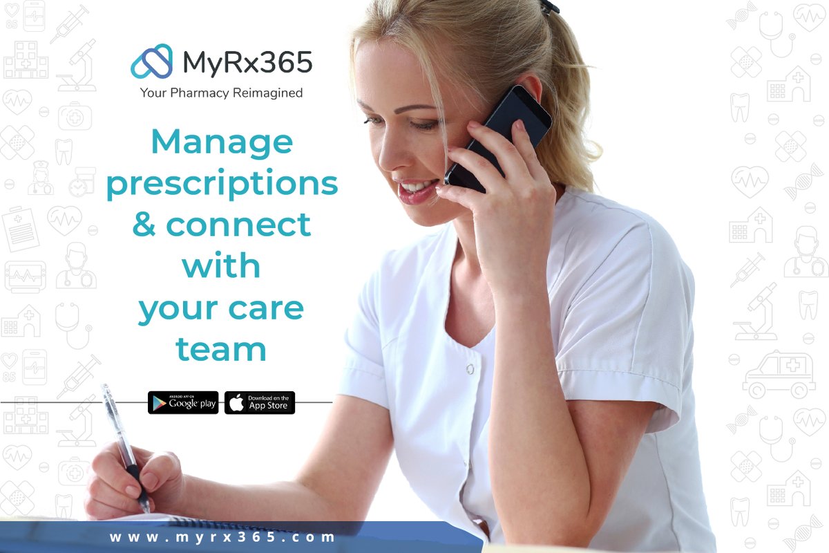 Use MyRx365 to manage all your prescriptions, monitor vitals, and stay in touch with the care team - all from the convenience of your home. 

Visit us: myrx365.io

#Digitalpharmacy #Telehealth #Myrx365 #Medicine #Delivery