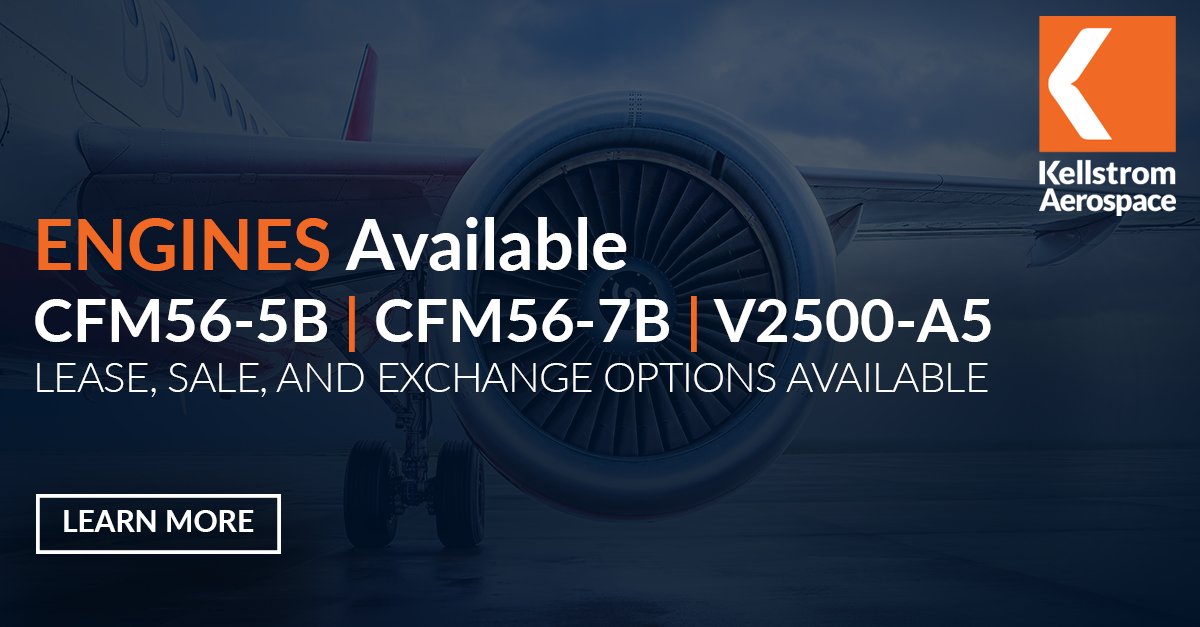 KellAero's tweet image. Visit bit.ly/3c2vtxP to see our list of #CFM56-5B, CFM56-7B and #V2500 engines available and talk to our Leasing &amp;amp; Trading team about sale, lease, or exchange options offered to fit your specific engine requirements. 

#EngineLeasing #Aviation #AviationIndustry #Aircraft