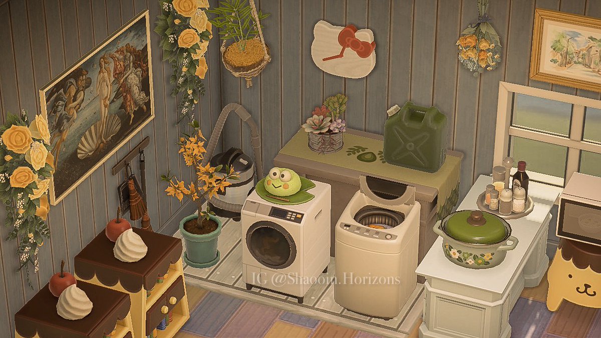 emlyofthestate's tweet photo. Apartment but make it Sanrio 🤍

#acnh #animalcrossing https://t.co/s49JQSi19j