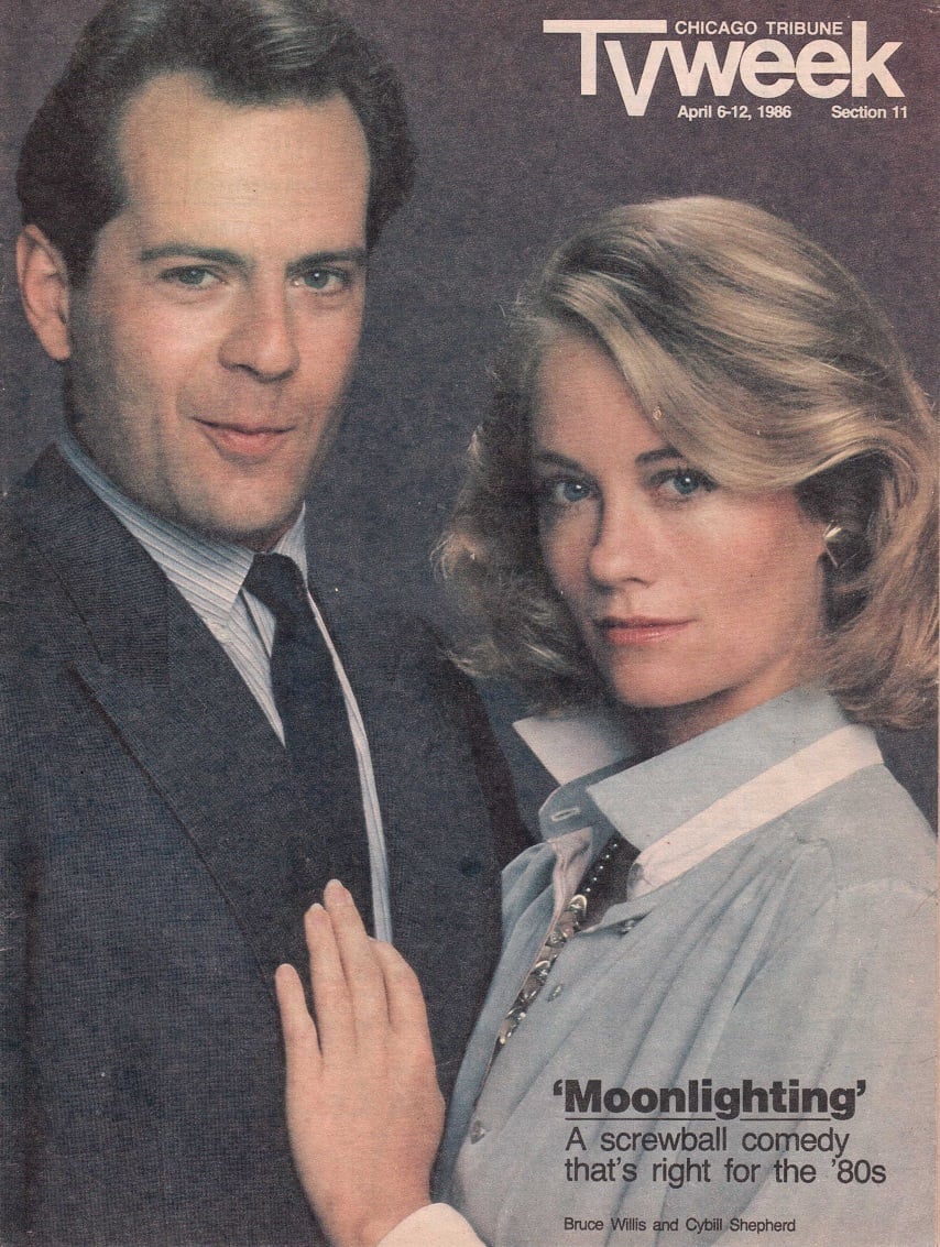 Happy Birthday to Bruce Willis, born on this day in 1955
Chicago Tribune TV Week.  April 6-12, 1986 