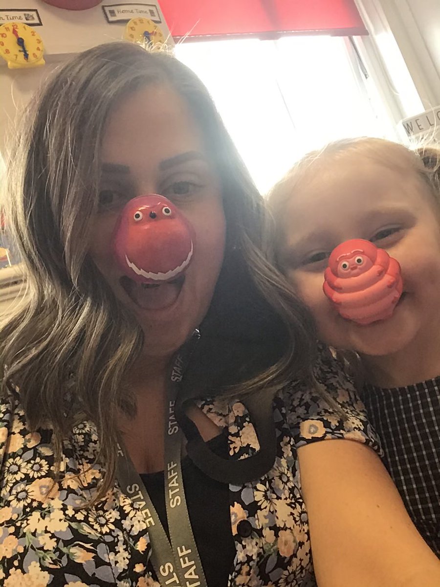 ABCPschool's tweet photo. #Class1K are celebrating Red Nose Day! https://t.co/XdYqXicHpI