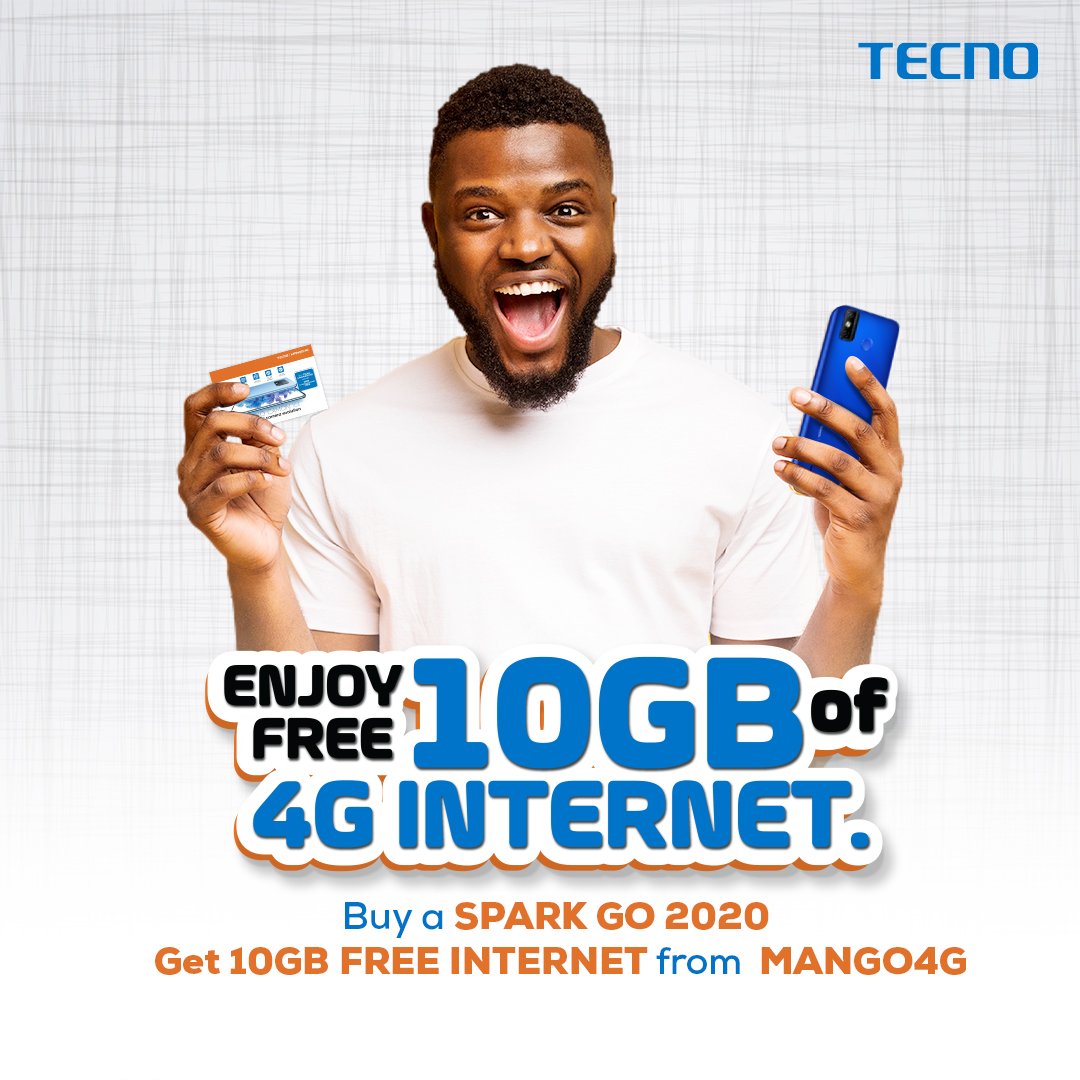 TECNOMobileRW's tweet photo. It's Friday!
Catch up with friends on #SPARKGO2020 with the fastest 4G Network offered for FREE.
It comes with;
-Big battery of 5000mAh
-Storage of 32GB ROM + 2GB RAM
-13MP AI Dual camera
For only 113,900rwf
Visit any of our Shop nationawide and Claim yours today!
#Tecnomobile https://t.co/rnQnBZKc2t