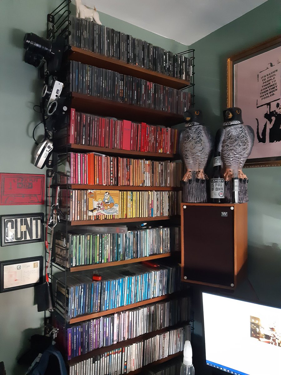 WSOTT_Beer's tweet photo. @beesesteeses What colour is the spine? I sorted my CDs in to colours when I had a essay to write and cant find anything now. (I've checked the yellas) https://t.co/PKwuz7AjiA