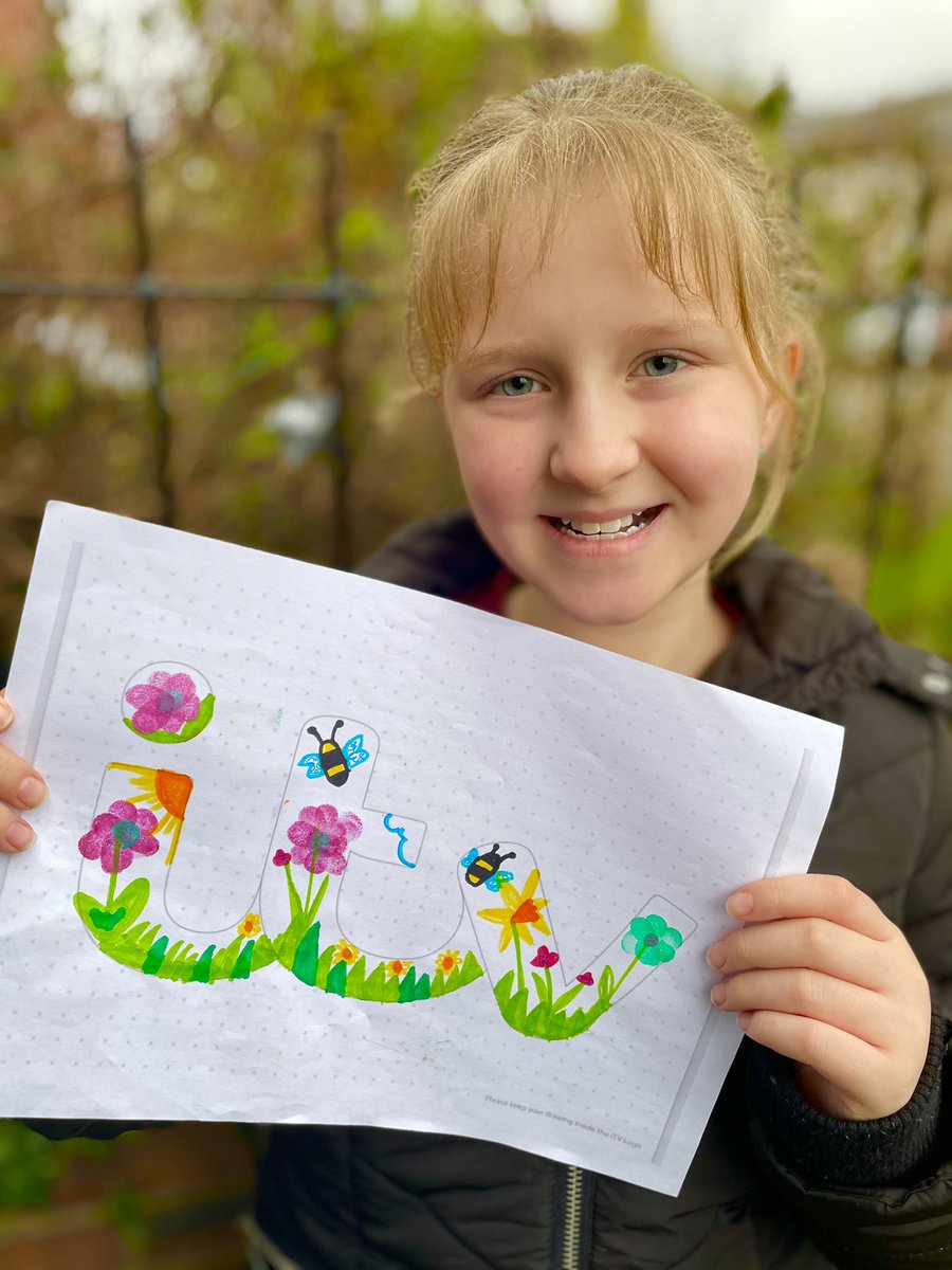 loddle2906's tweet image. Keep your eyes peeled from today on ITV! @WellfieldMiddle 

Ava’s Spring fingerprint ident design for #itvkidscreate 2021 will be featured between programmes 💐 
Feeling very lucky &amp;amp; #proud, as her @captaintommoore 100 steps design was shown last year too 😁