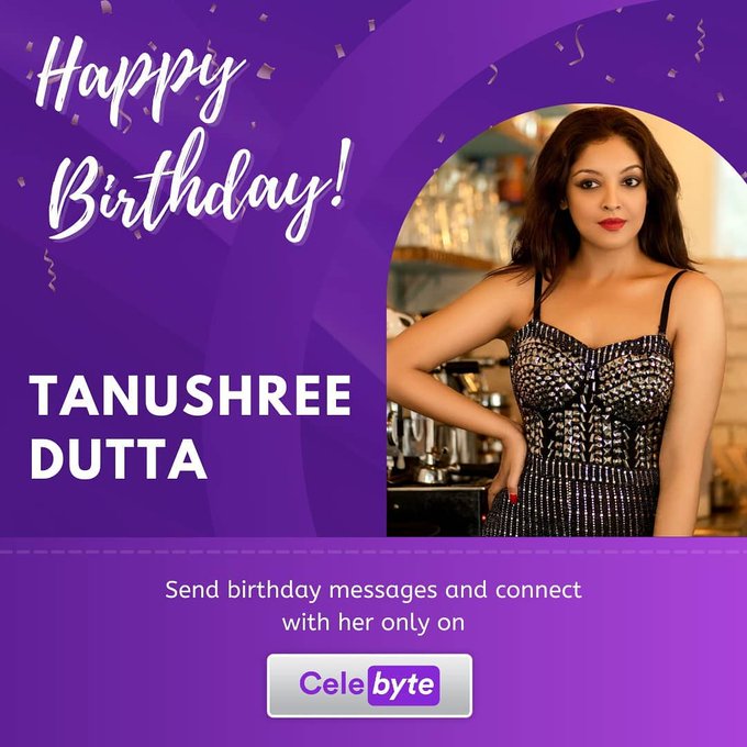 Team Celebyte wishes Tanushree Dutta a very Happy Birthday    
