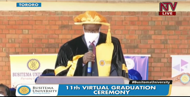 ntvuganda's tweet photo. HAPPENING NOW: The 11th Graduation Ceremony of Busitema University is live on NTV Uganda. Tune in to catch the event. #BusitemaGraduation #NTVNews

Watch online. https://t.co/okyZku1SF6 https://t.co/sbv59LVTkK