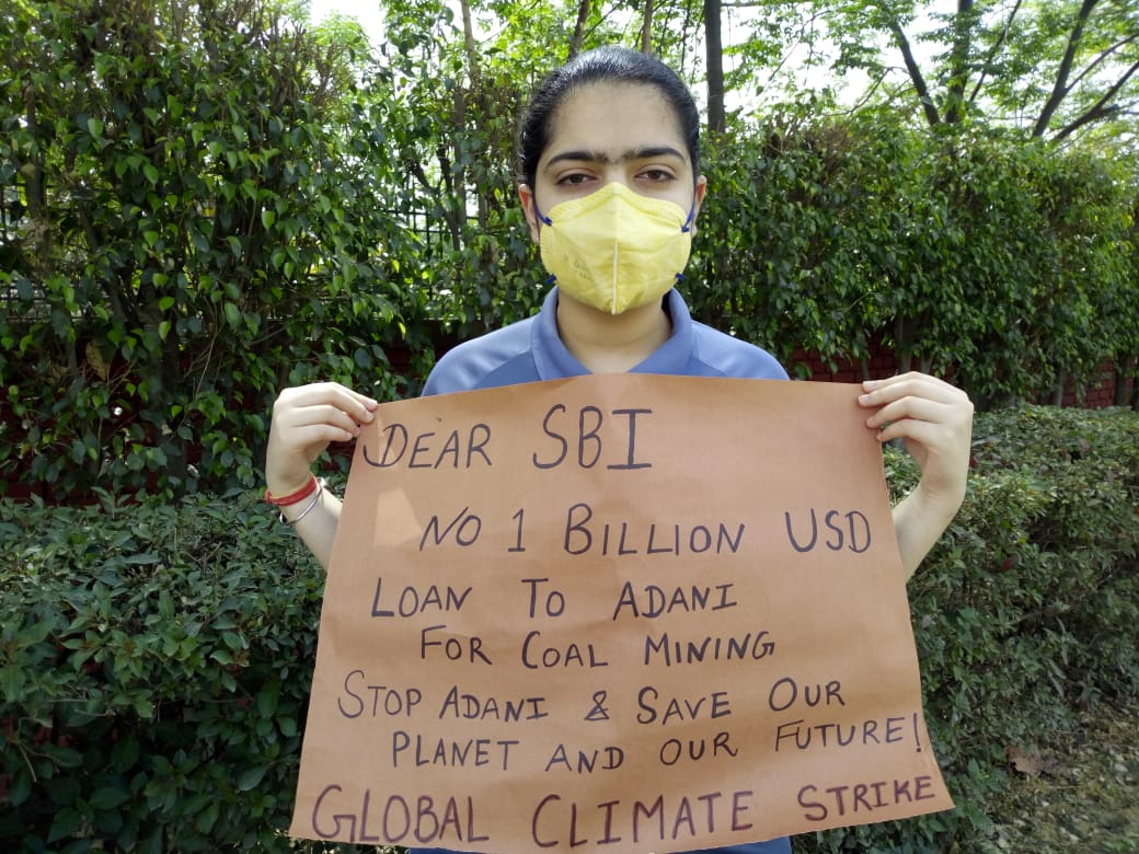 KambojAnanya's tweet photo. Say no to huge subsidies &amp; loans to Adani for coal mining. Let's have a healthy planet.

#StopAdani.
#NoMoreEmptyPromises 
#GlobalClimateStrike 

@GretaThunberg @vanessa_vash @LicypriyaK @AaravSeth_ @KambojAahana https://t.co/qAdLNXpmyQ