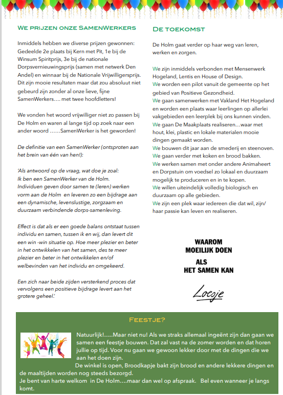 We did it ! Dank aan alle SamenWerkers!