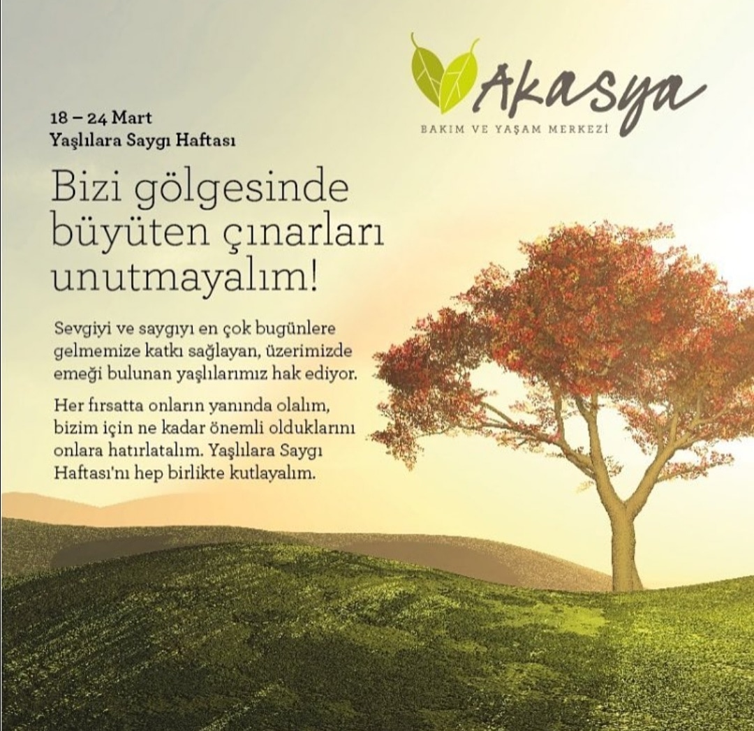 18-24 Mart Yaşlılara Saygı Haftası 🌿
#yaslılarasaygıhaftası