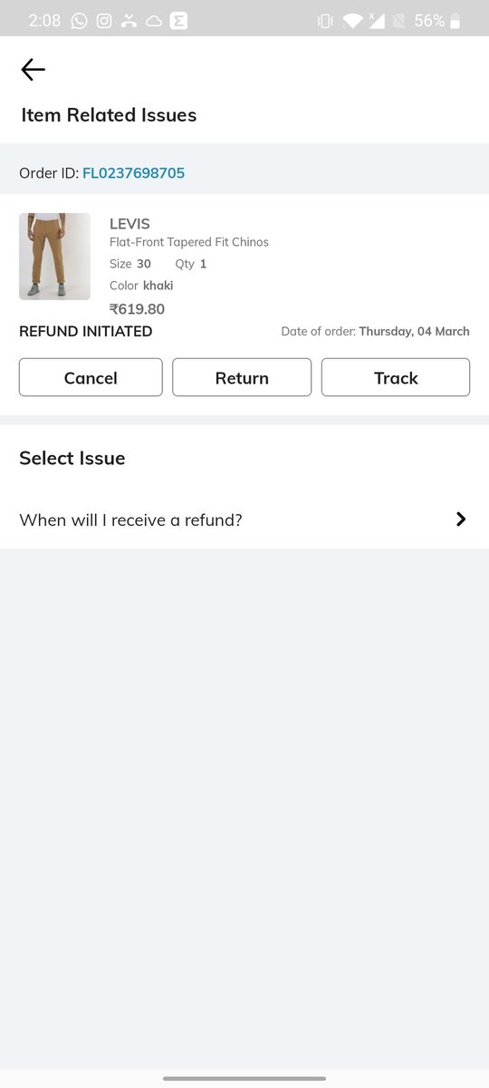 GauthamShetty1's tweet photo. @AJIOLife The refund for Order #FLO237698705 has still not been credited to my account. The customer care isn't responding to the calls and complaints either. It's been 10 days now. Please resolve the issue @AJIOLife https://t.co/lG2MyZ6TFh
