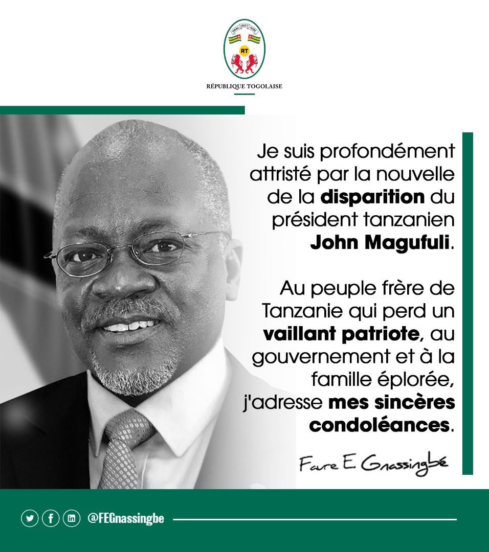 Faure Essozimna GNASSINGBÉ tweet media
