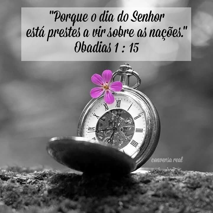 Jesus em sua volta irá retribuir a cada um conforme as suas obras (Mateus 16:27). O dia do Senhor vem, será que nós estamos preparados?
Bom dia